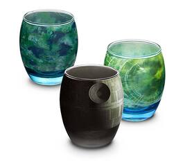 ThinkGeek - Star Wars Planetary Glass Set of 6 - Green