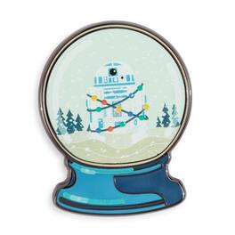Star Wars - R2-D2 Holiday Winter Snow Globe Enamel Pin - Multi-Color