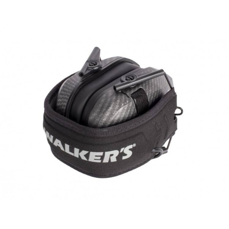 Left. Walkers - Walkers Razor Slim Electronic Muff (Carbon, 2-Pack) Bundle - Carbon.