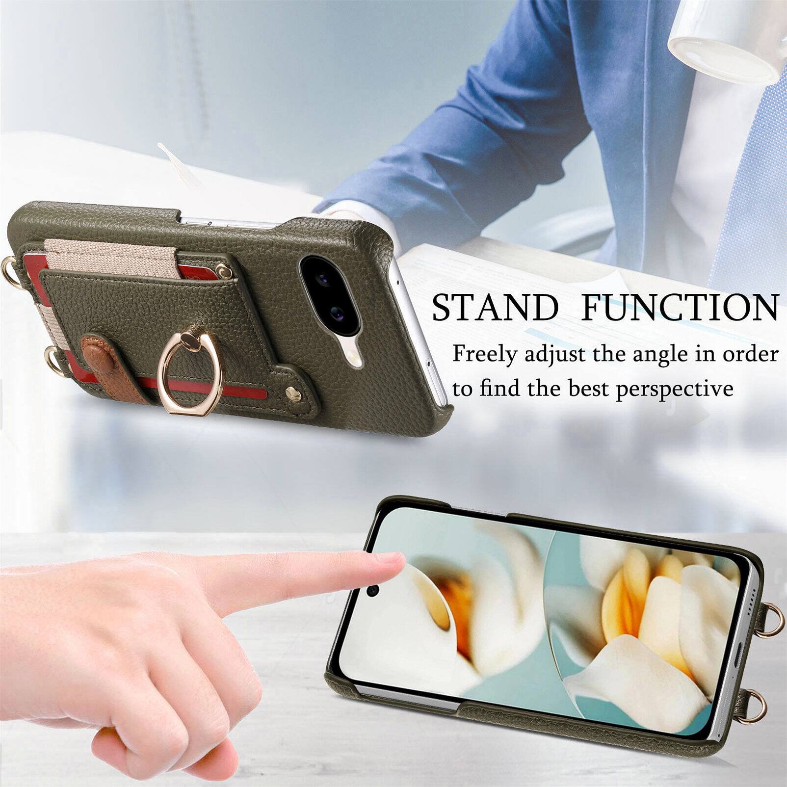 STAND FUNCTION  
Freely adjust the angle in order to find the best perspective