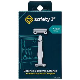 Safety 1st - White Plastic Drawer Latches 7 pk
