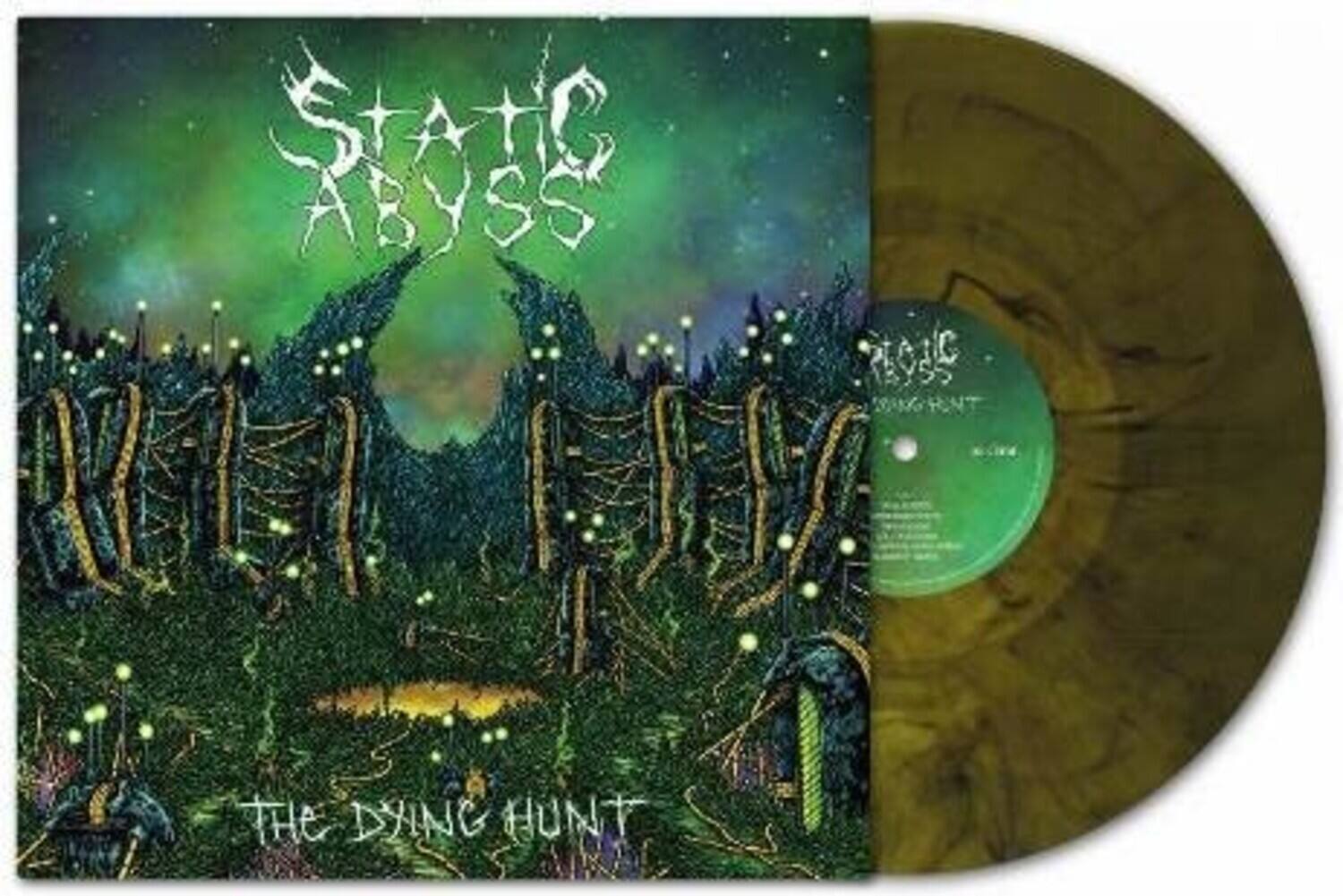 Static Abyss - Dying Hunt - 140gm Yellow & Black Marble Vinyl   - VINYL LP