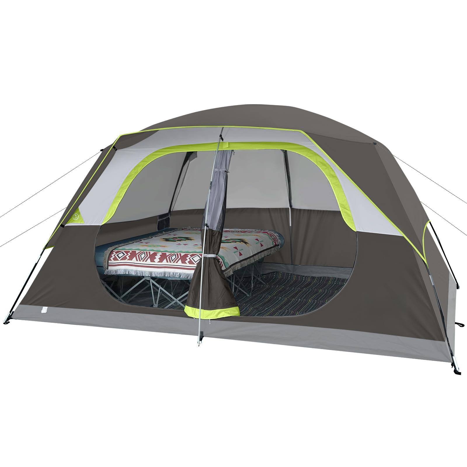 Dark Gray 8 Person Tent