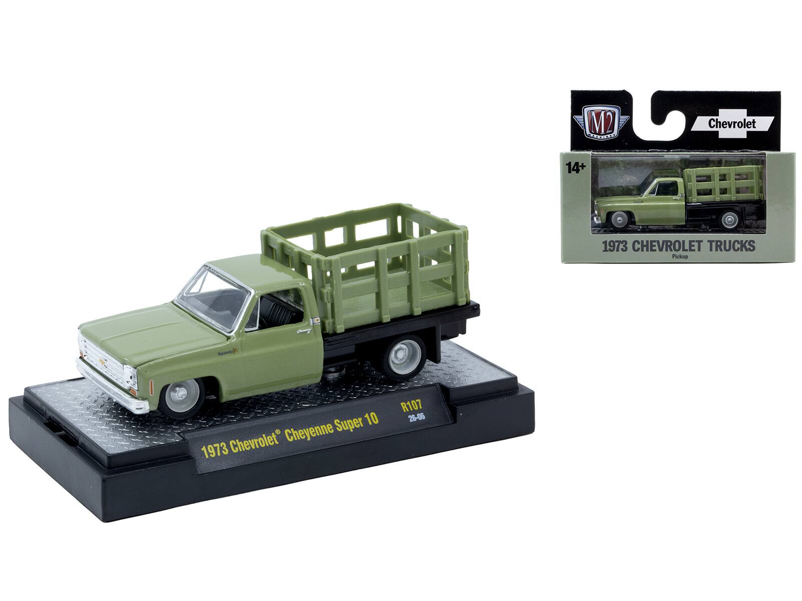 M2 D Chevrolet 14+ 1973 CHEVROLET TRUCKS Pickup - Super 10 Chevrolet Cheyenne 1973 R107 26-06