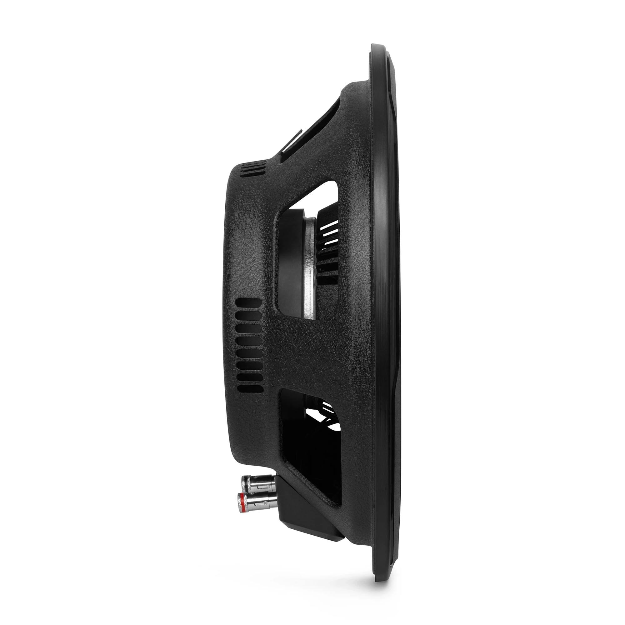 Alt View 10. JBL - JBL CLUB122SL Shallow-mount 12” (300mm) & 10” (250mm) component subwoofer with switchable 2- or 4-ohm impedance - Black/Gray.