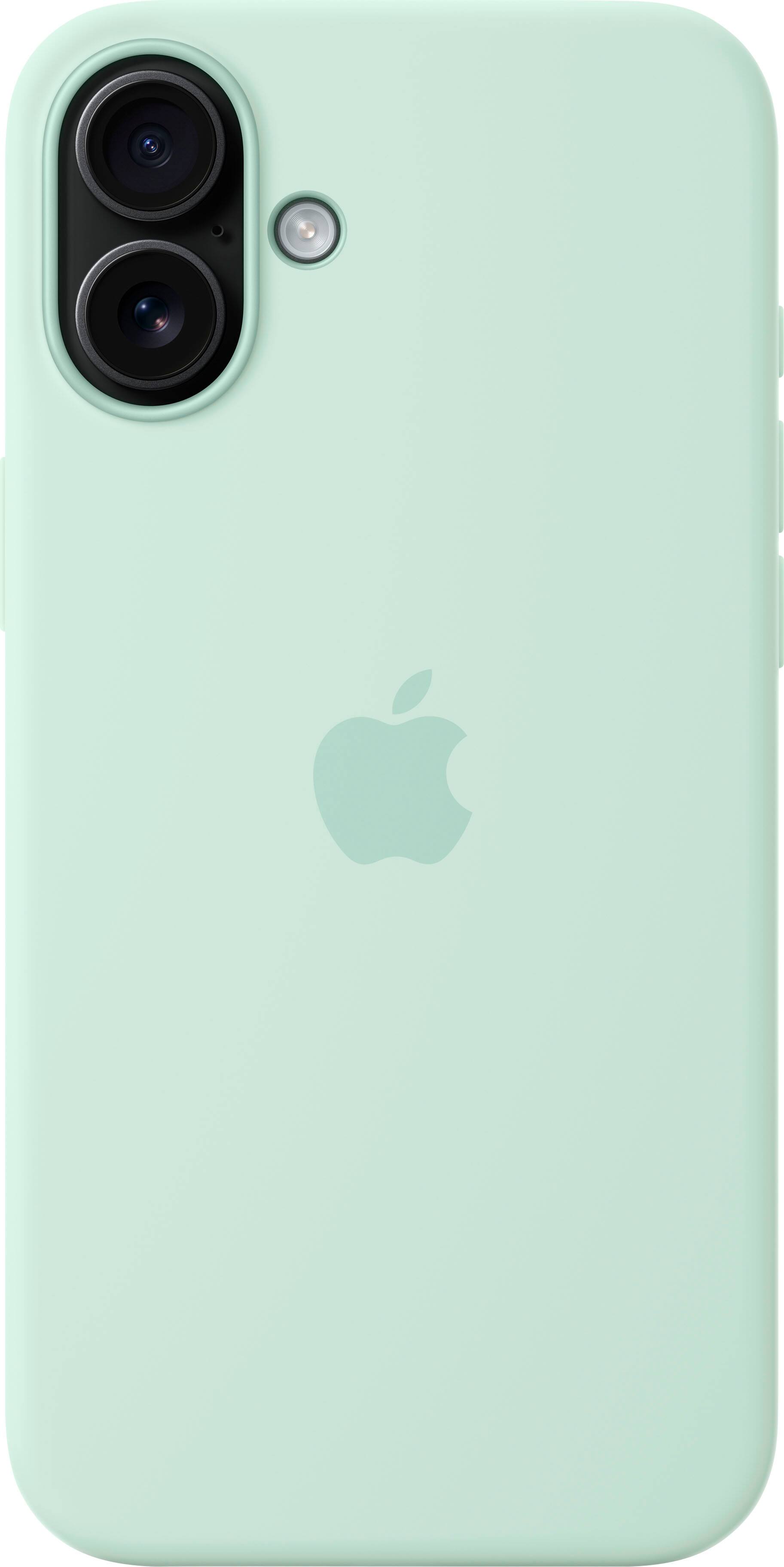 Alt View 1. Apple - iPhone 16 Plus Silicone Case with MagSafe - Aquamarine.