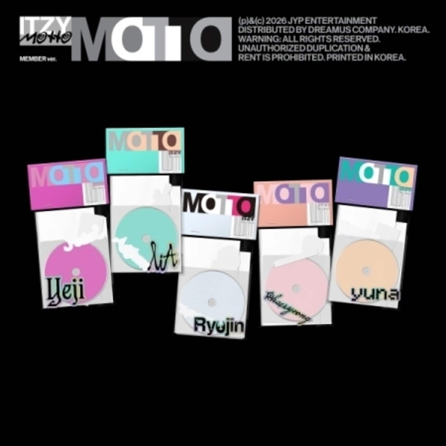 ITZY - Motto - Member Version   - COMPACT DISCS [CD] price history on PriceWatchPro