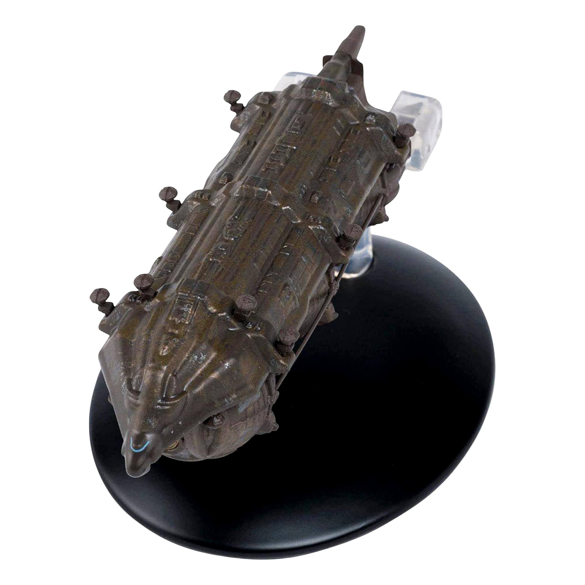 Alt View 2. Eaglemoss - Eaglemoss Star Trek Starship Replica | Malon Freighter - Black.