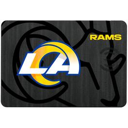 Keyscaper - Los Angeles Rams Wireless Charger and Mouse Pad - Multicolor