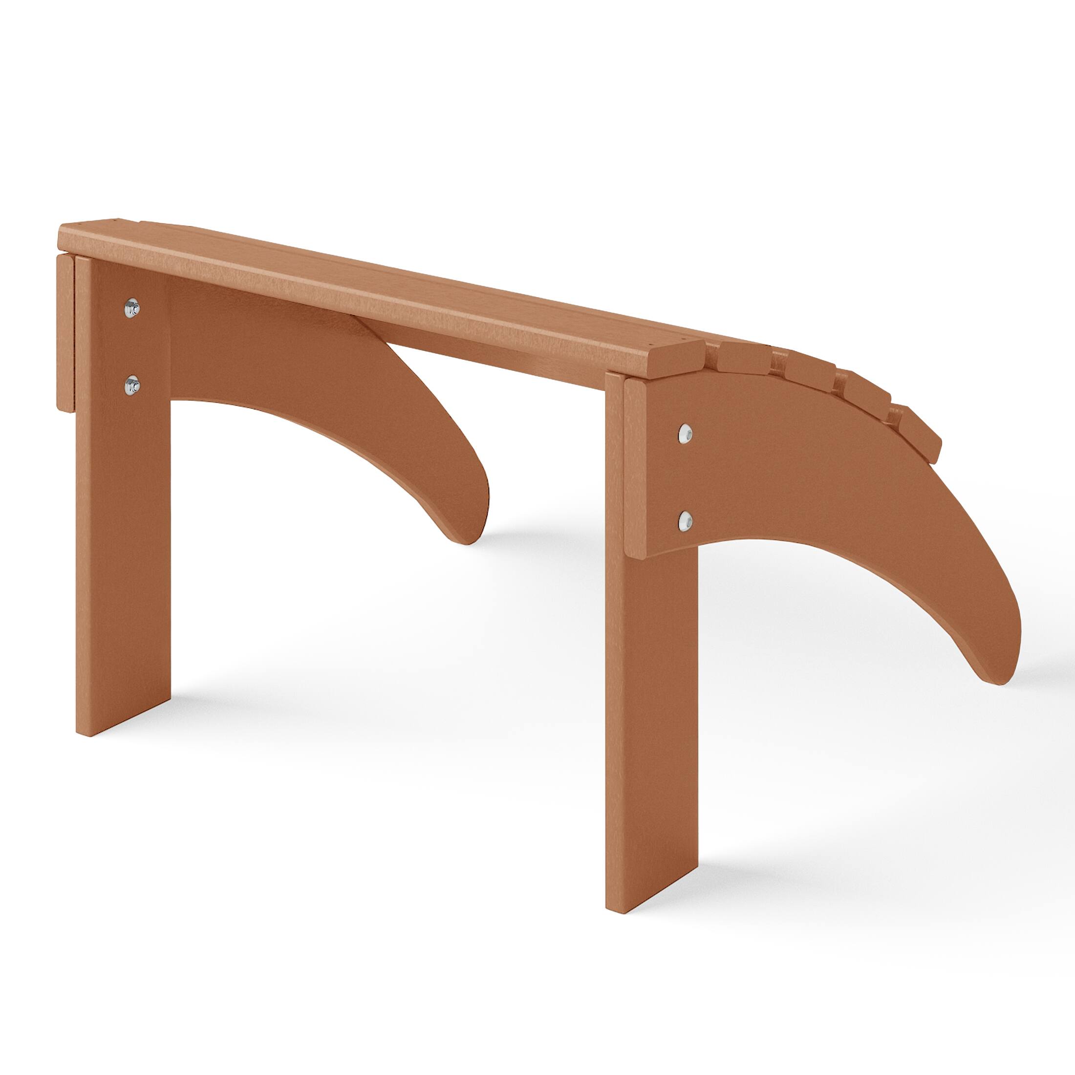 Alt View 1. WestinTrends - WestinTrends Malibu Outdoor folding ottoman for Adirondack chair - Teak.