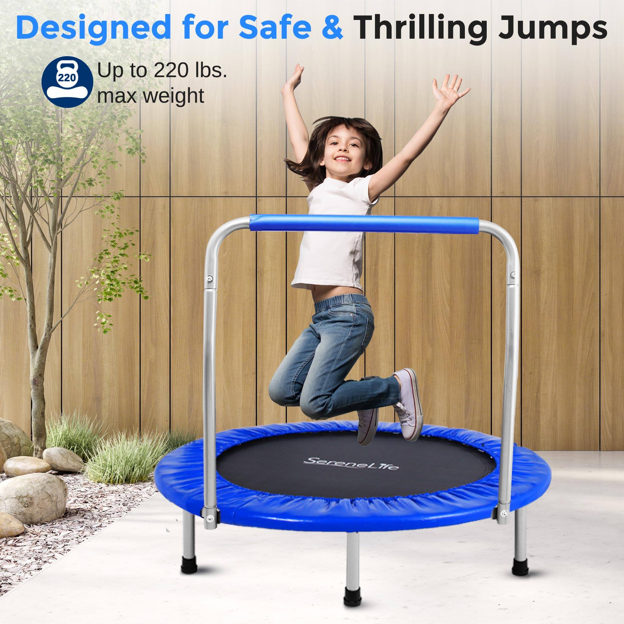 Designed for Safe & Thrilling Jumps  
Up to 220 lbs. max weight
