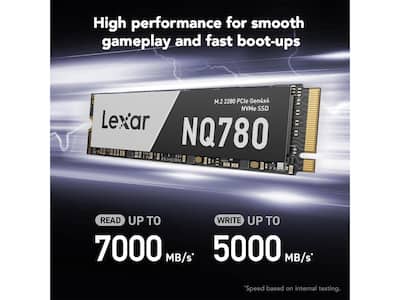 Lexar NQ780 2TB PCIe Gen 4x4 NVMe M.2 Internal SSD LNQ780X002T Lexar NQ780 2TB PCIe Gen 4x4 NVMe M.2 Internal SSD LNQ780X002T