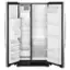 Alt View 3. Amana - 24.5 Cu. Ft. Side-by-Side Refrigerator with Water and Ice Dispenser - Stainless steel.