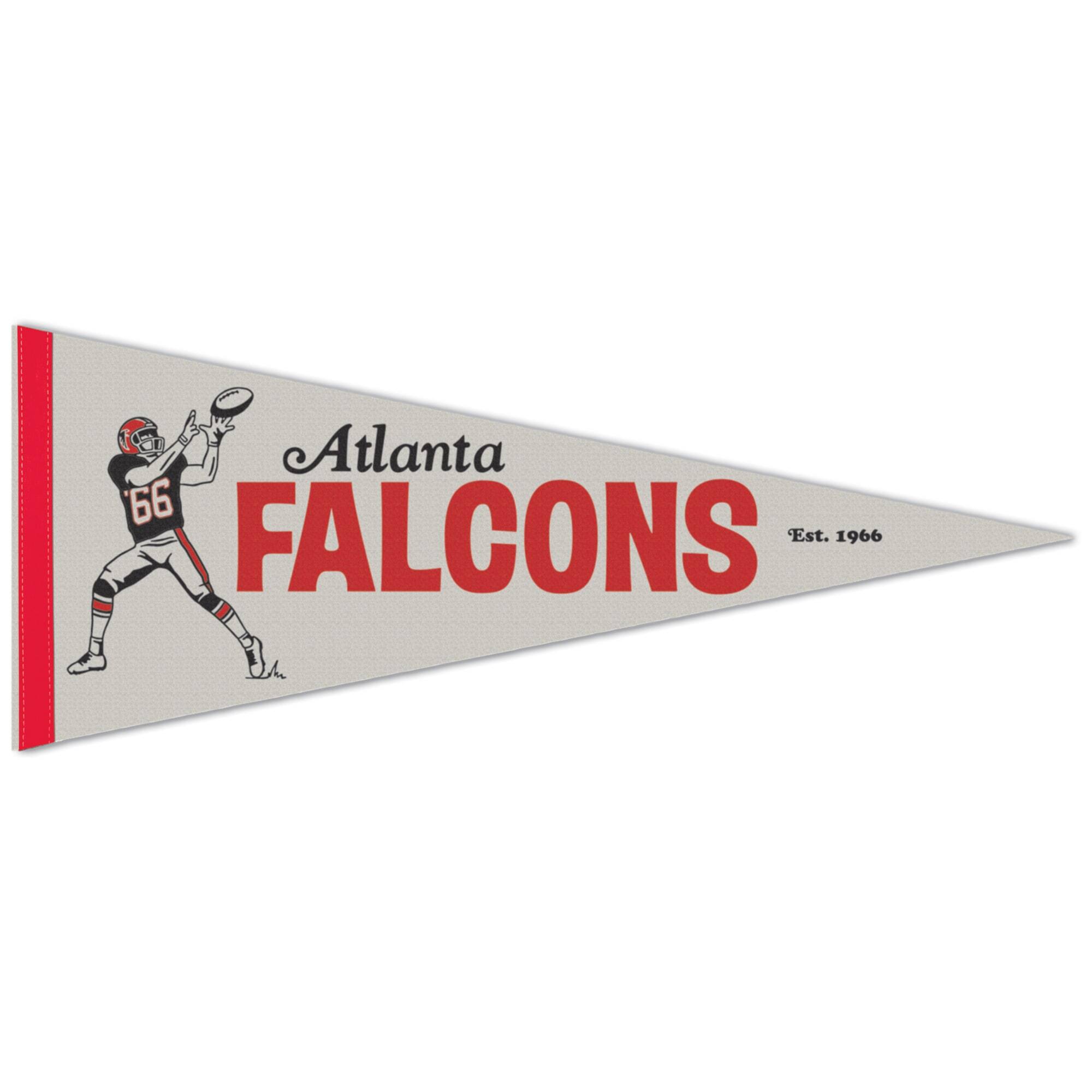 WinCraft - Atlanta Falcons 1966 Throwback Collection 12" x 30" Premium Pennant - Multicolor
