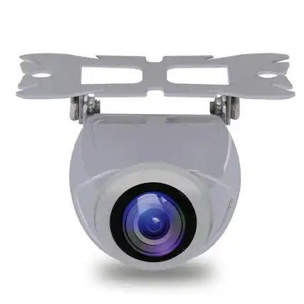 Front. Pyle - Pyle Car Rearview Backup Camera - Compact, Waterproof, Night Vision, Tilt-Adjustable Lens, Parking Cam (PLCM2720).