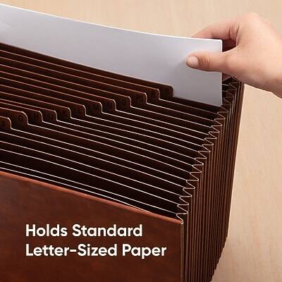 F G H u y L M N 0 P O R S  
Holds Standard Letter-Sized Paper