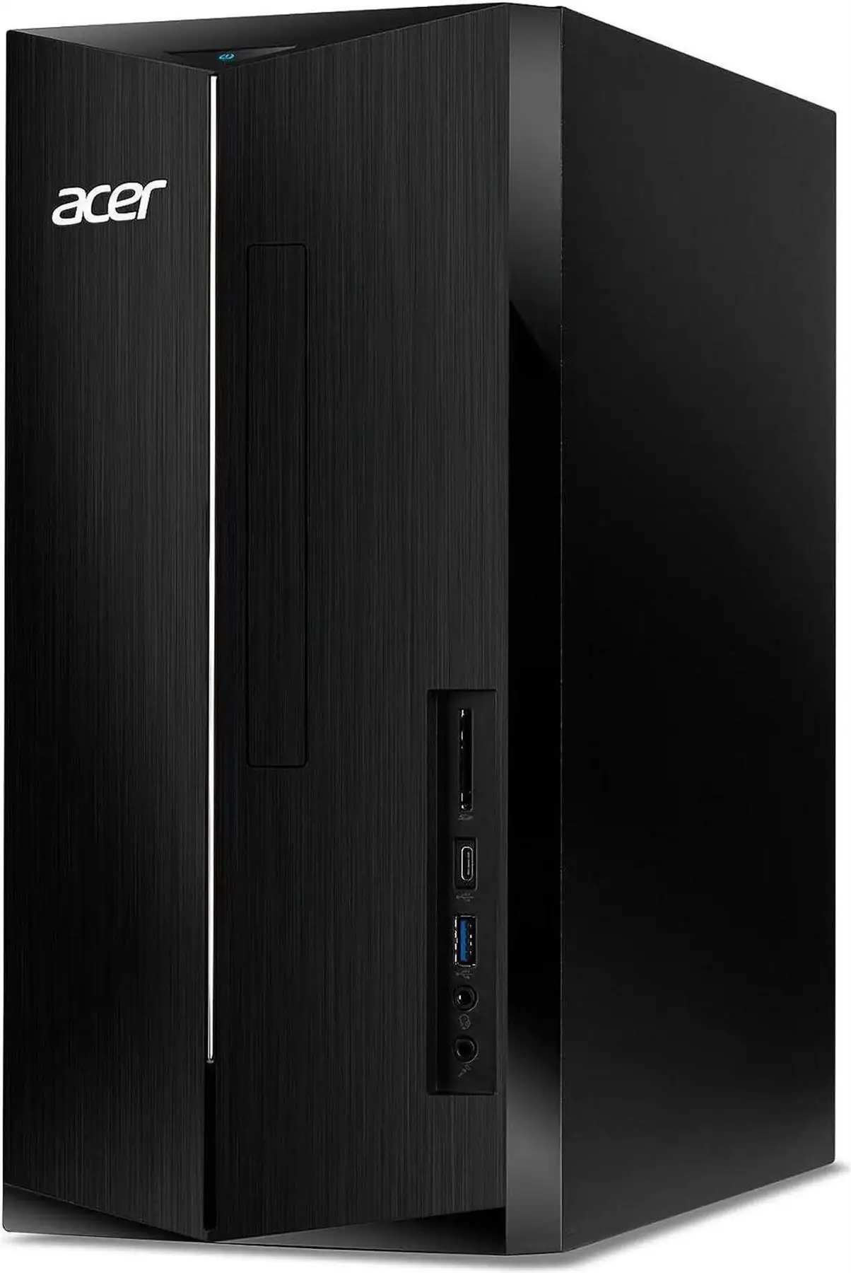 Front. Acer - Aspire TC-1785-UC93 Desktop 8GB RAM 512GB SSD Intel Core i5-14400 10-Core 2.5GHz Windows 11 Home - Black.