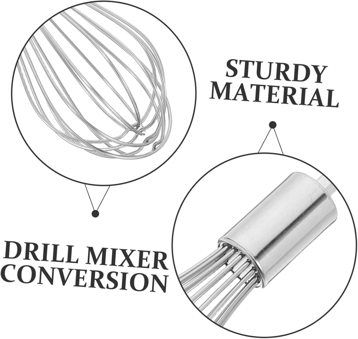 STURDY MATERIAL  
DRILL MIXER CONVERSION
