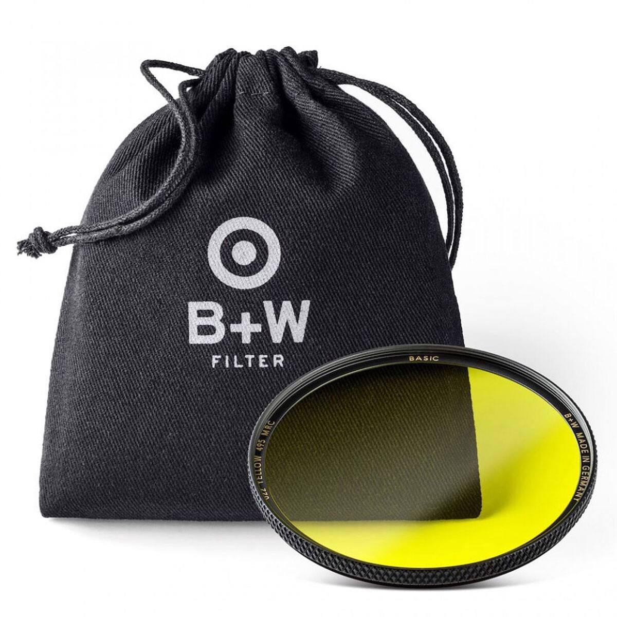 B+W FILTER  
BASIC  
MRC 495 YELLOW 770  
B+W MADE IN GERMANY