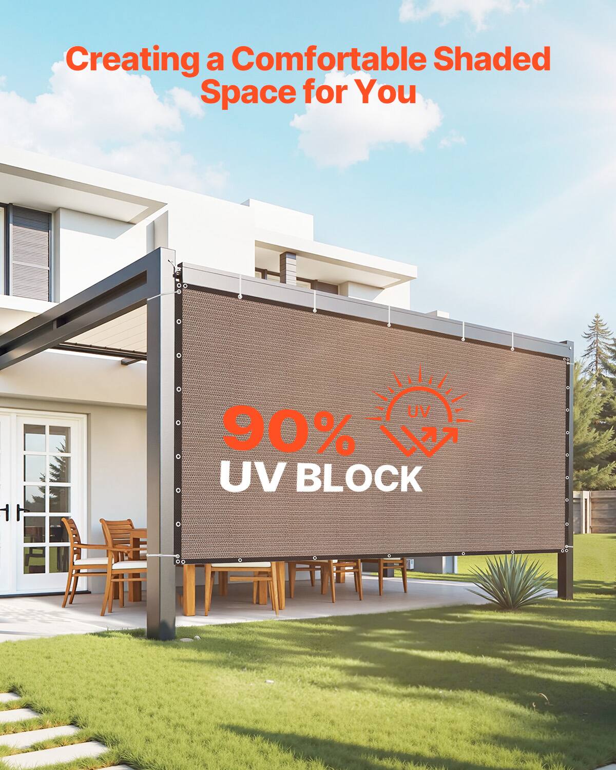 Creating a Comfortable Shaded Space for You

90% UV BLOCK