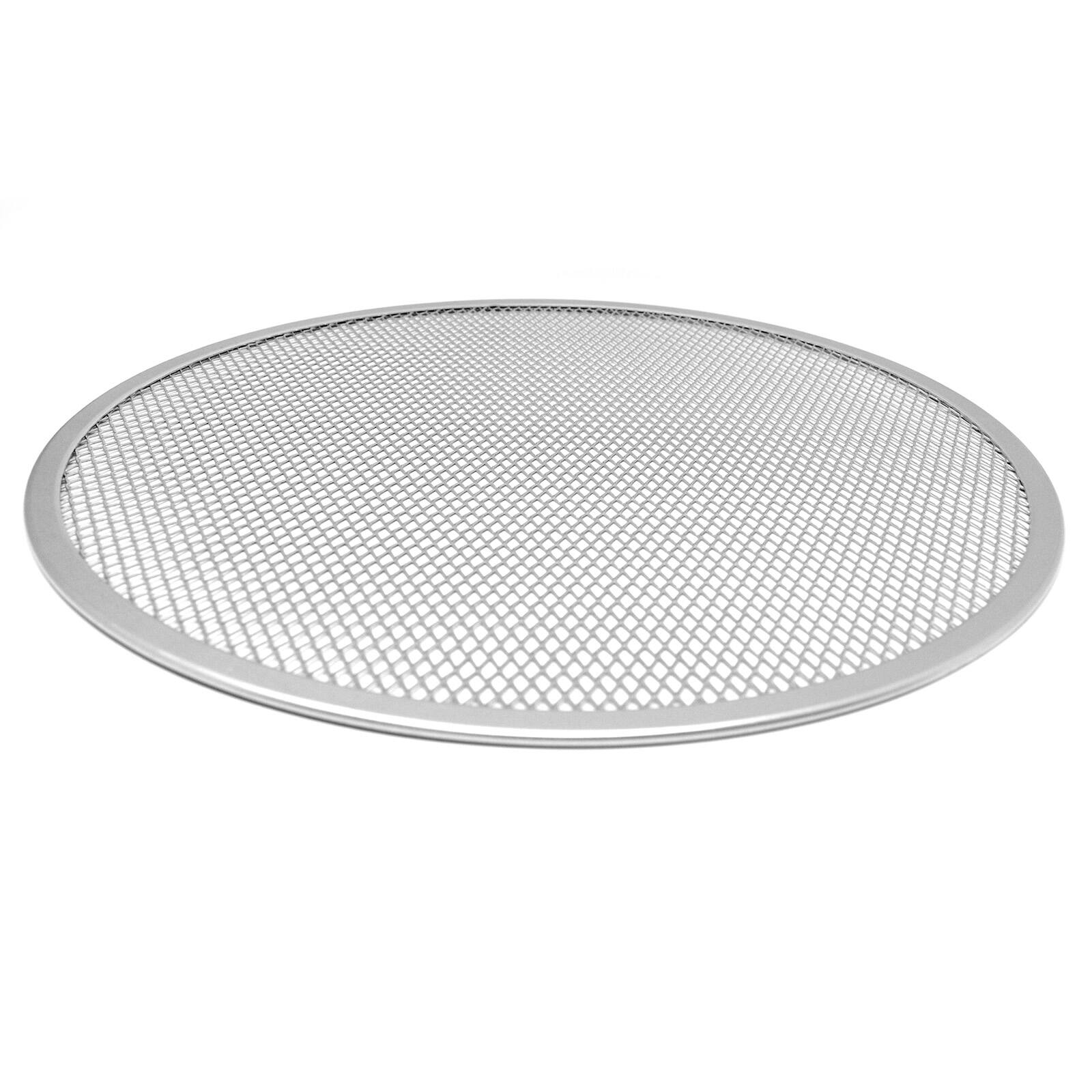 Front. Norpro - Anodized Aluminum Pizza Crisper, 16-Inch - Silver.