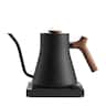 Fellow - Stagg EKG Pro Electric Kettle with Precicse Temperature Control, Quick Heating, Timer & Scheduling, for Coffee & Tea - Matte Black w/ Walnut