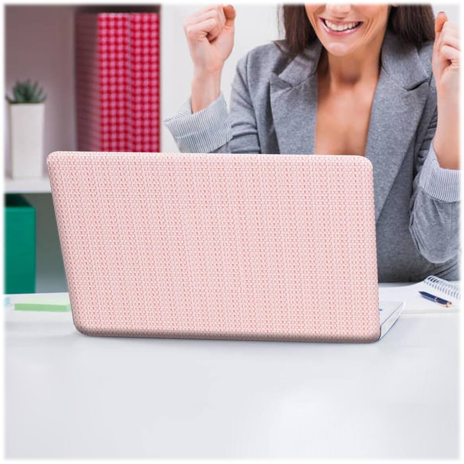 Alt View 15. SaharaCase - Woven Case for Apple MacBook Air 13.6" M2 and 13" M3 Chip Laptops - Pink.