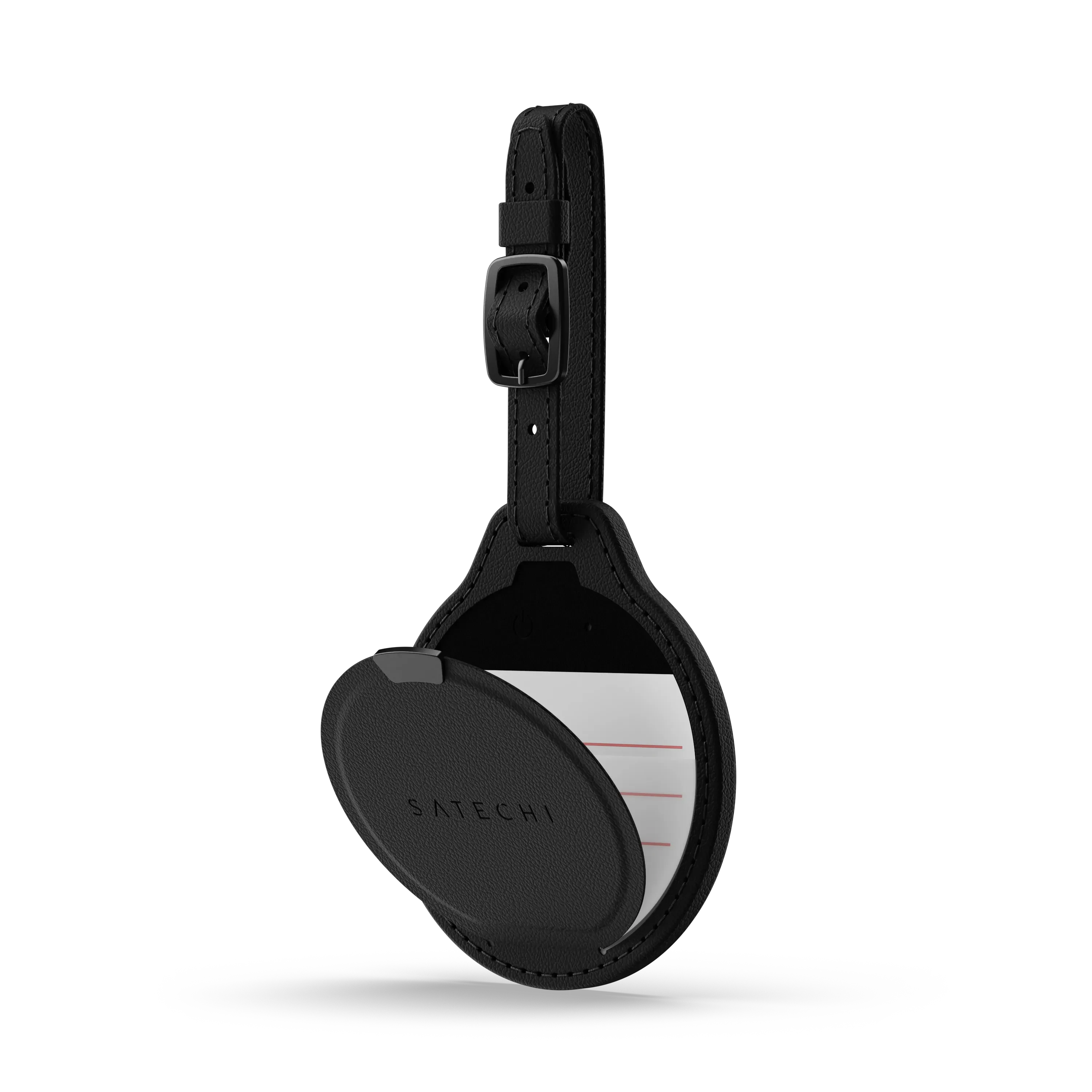 Satechi - Vegan-Leather FindAll™ Luggage Tag - Black