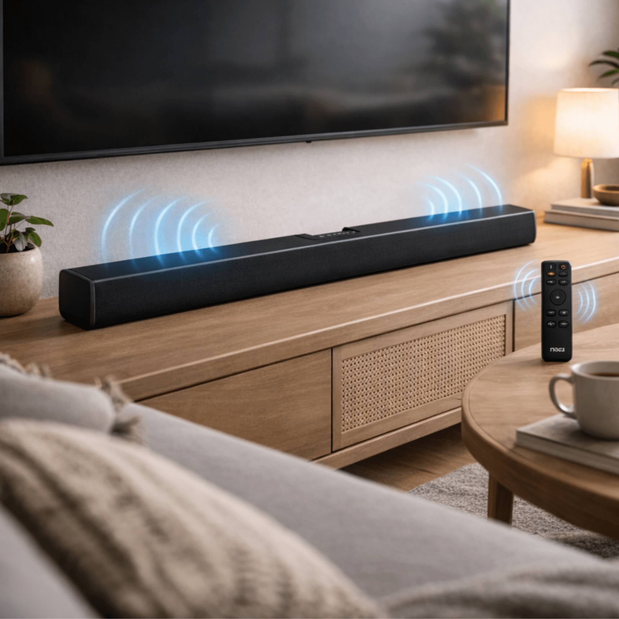 Alt View 2. Naxa - 32" Bluetooth TV Sound Bar.