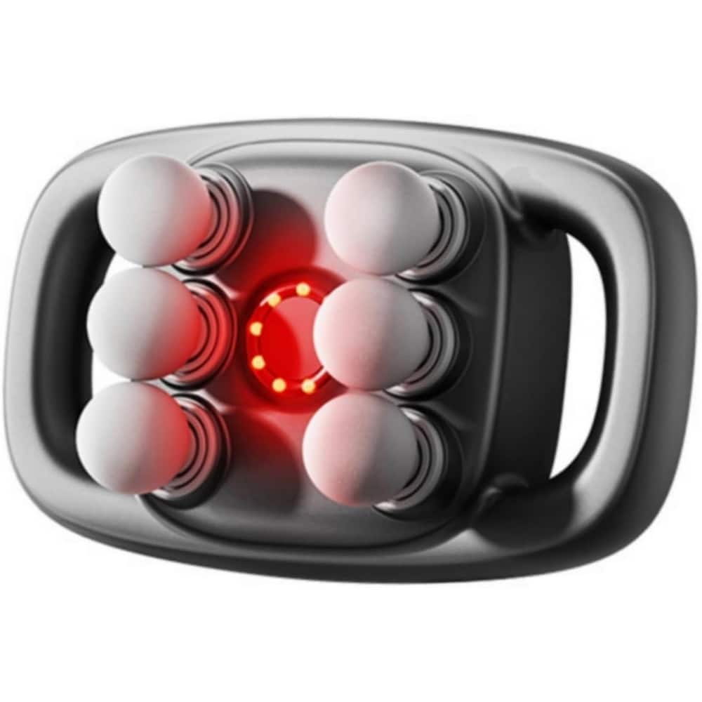 Schertz - 6-Head Deep-Tissue Massage Gun, 30 Levels & 3 Modes, Full-Body Percussion