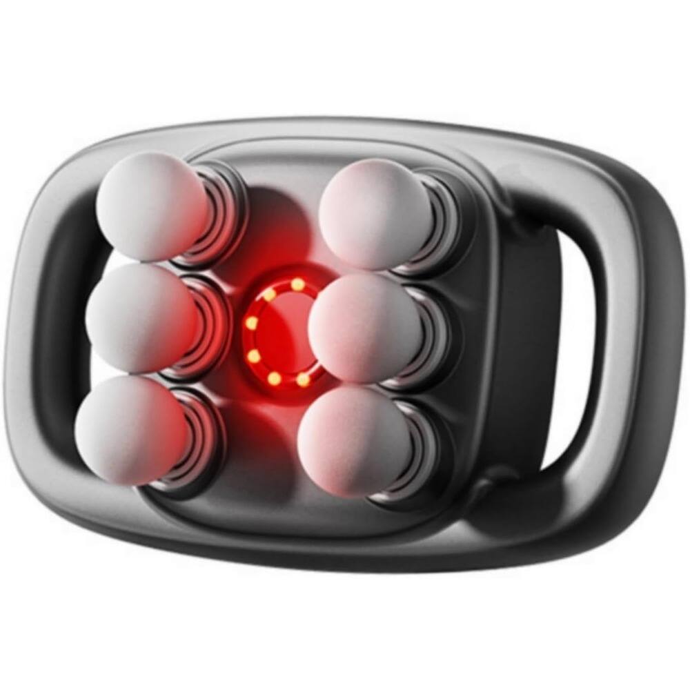 Schertz - 6-Head Deep-Tissue Massage Gun, 30 Levels & 3 Modes, Full-Body Percussion