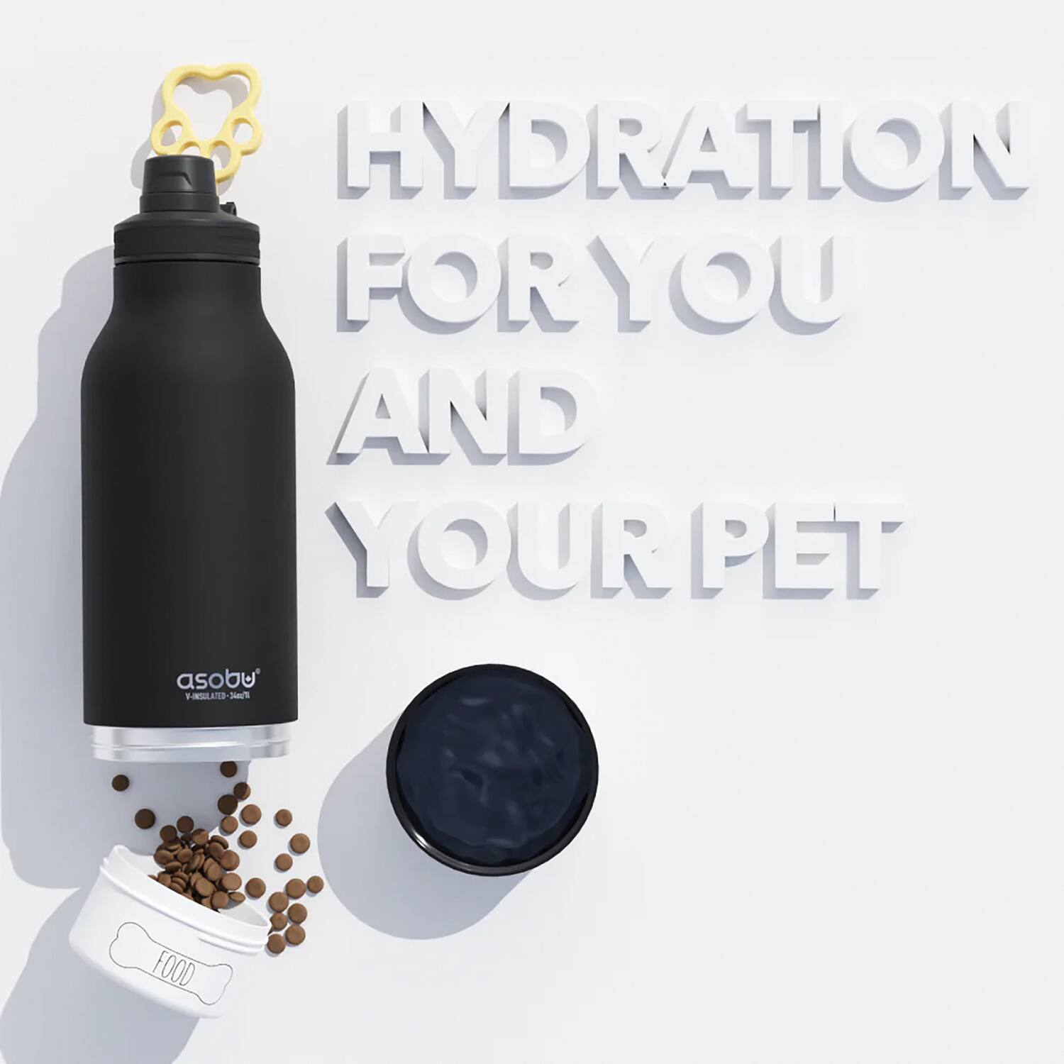 HYDRATION FOR YOU AND YOUR PET  
asobu  
1-LI- Fuet FOOD