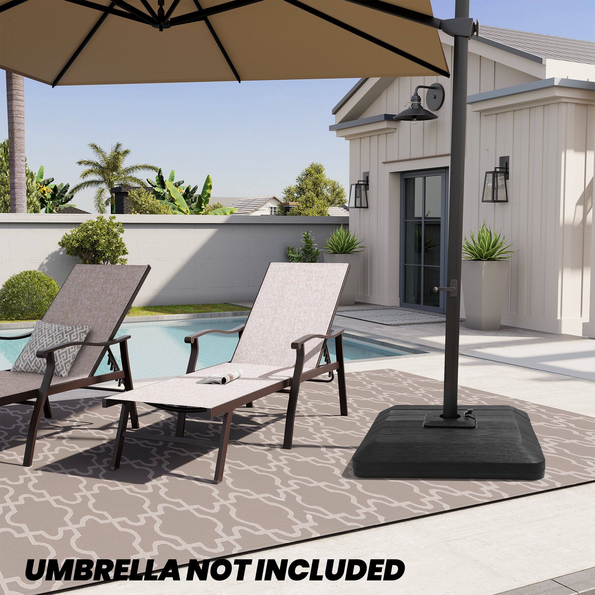 UMBRELLA NOT INCLUDED