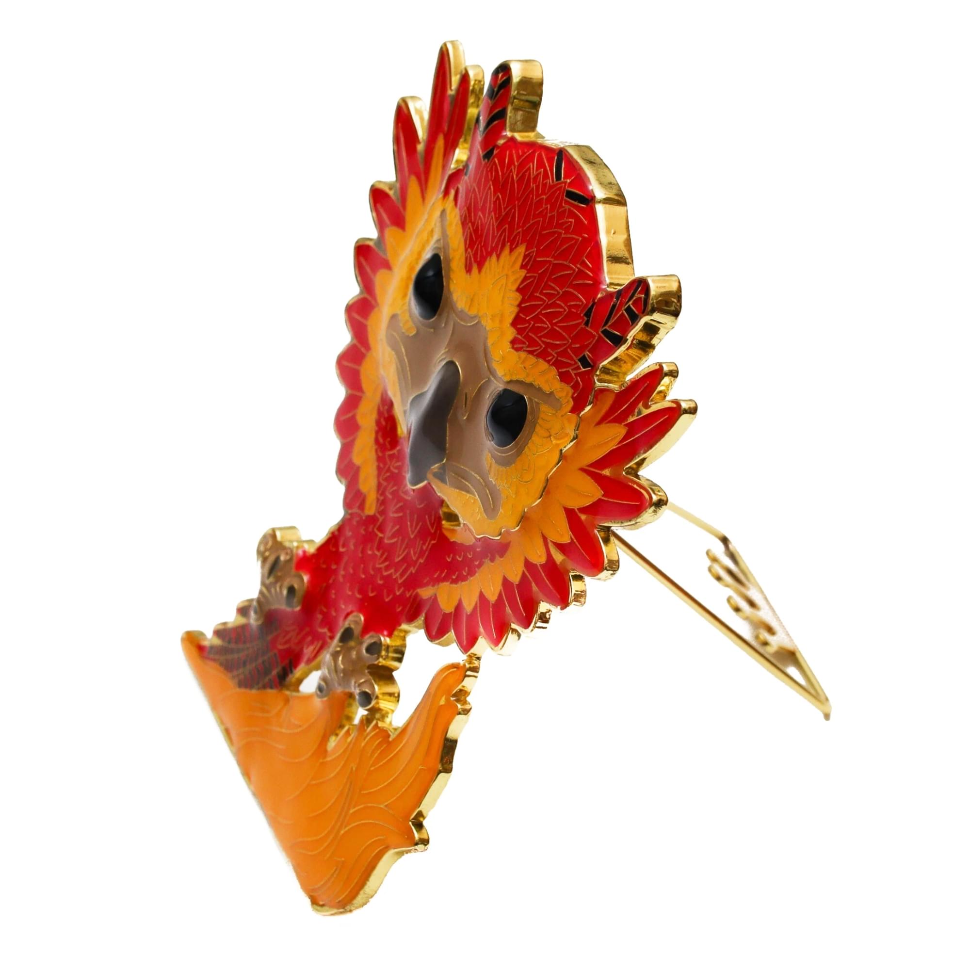 Alt View 2. Funko - Harry Potter Funko POP Pin Large Enamel Pin | Fawkes - Red.