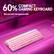 60% COMPACT GAMING KEYBOARD
Give you more free space on desk