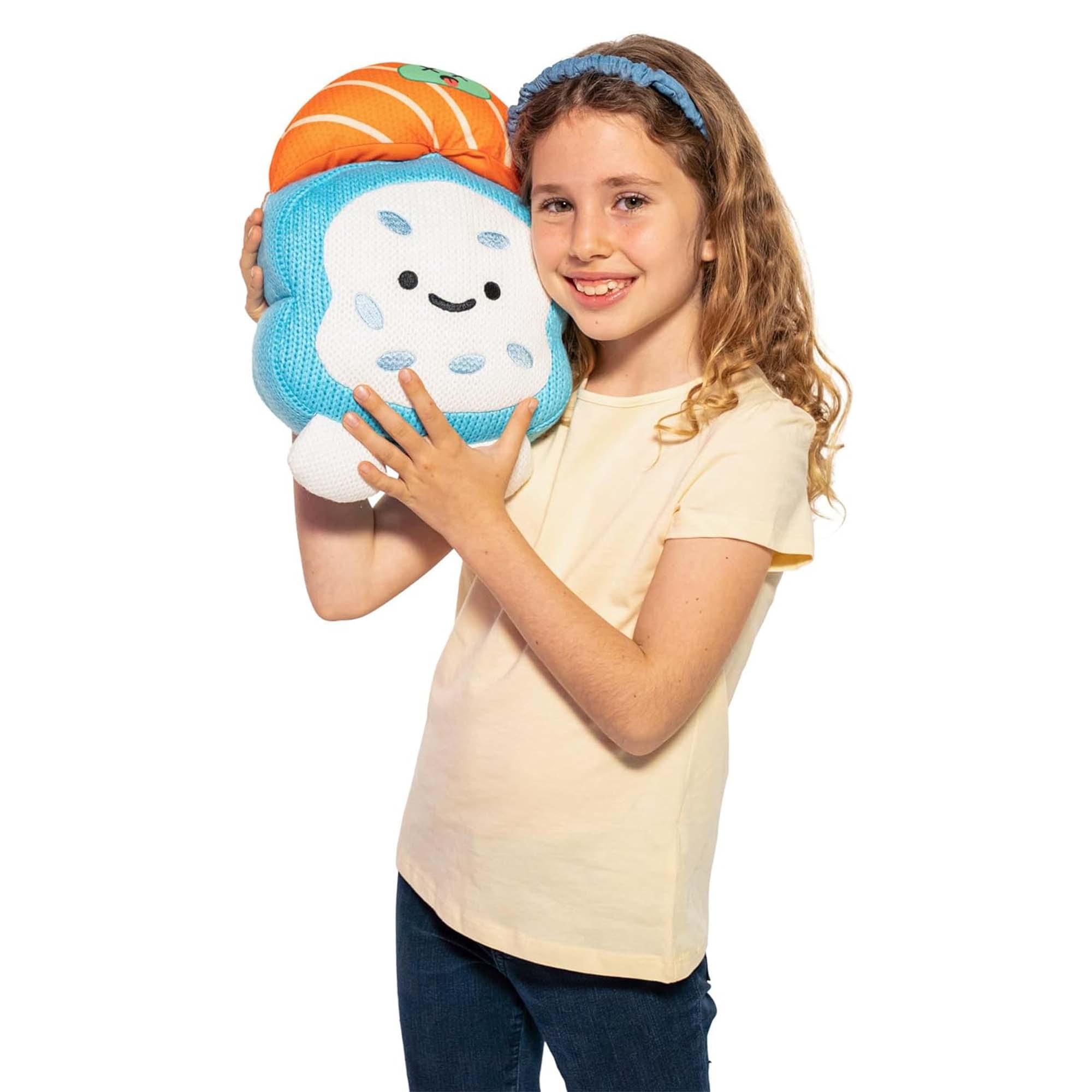 Alt View 3. Jakks Pacific - Ami Amis Jumbo 10 Inch Plush | Suzshi - Orange.