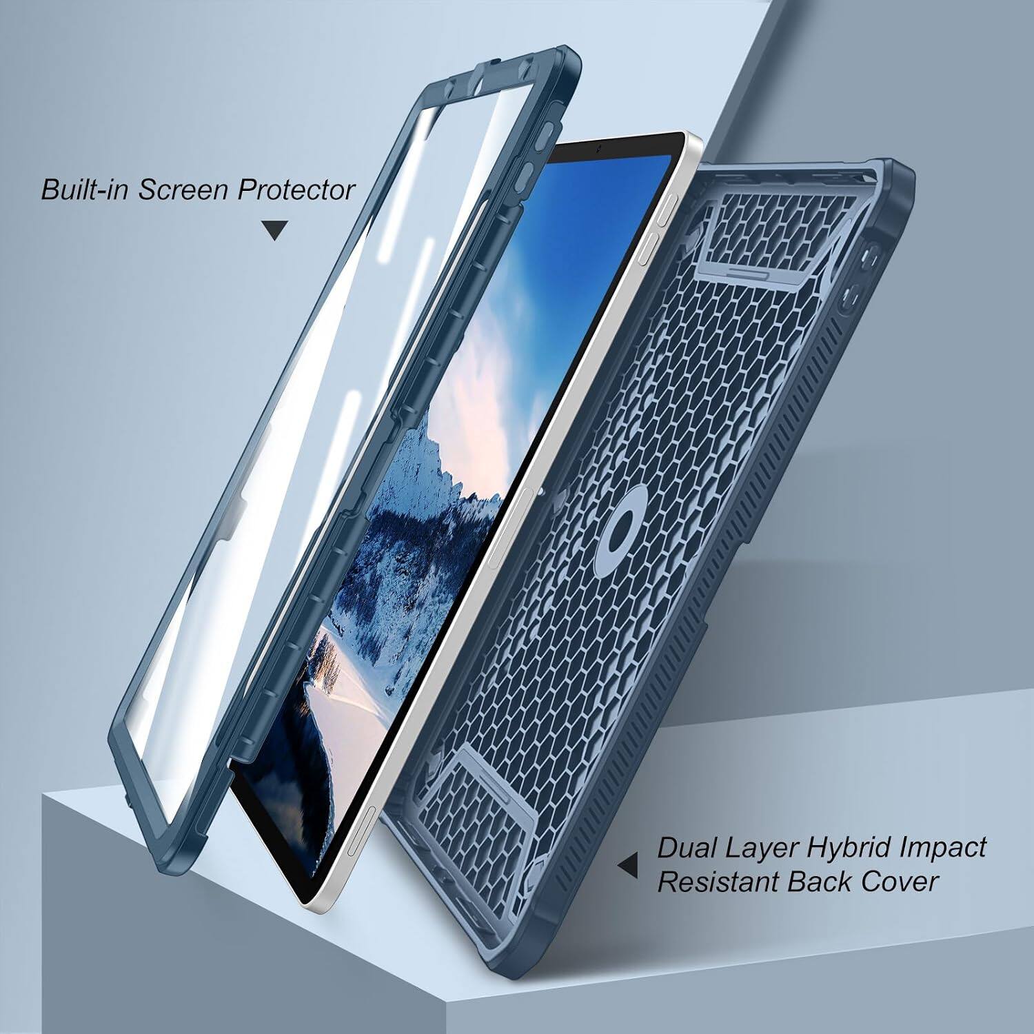 Built-in Screen Protector

Dual Layer Hybrid Impact Resistant Back Cover