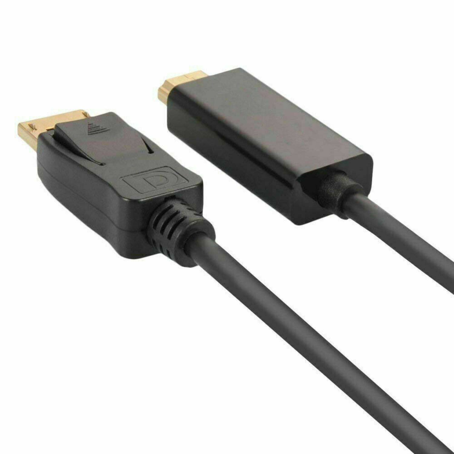 Back. Sanoxy - Display Port DP to HDMI Cable Adapter Converter Audio Video PC HDTV 1080P 60Hz (10FT) - Black.