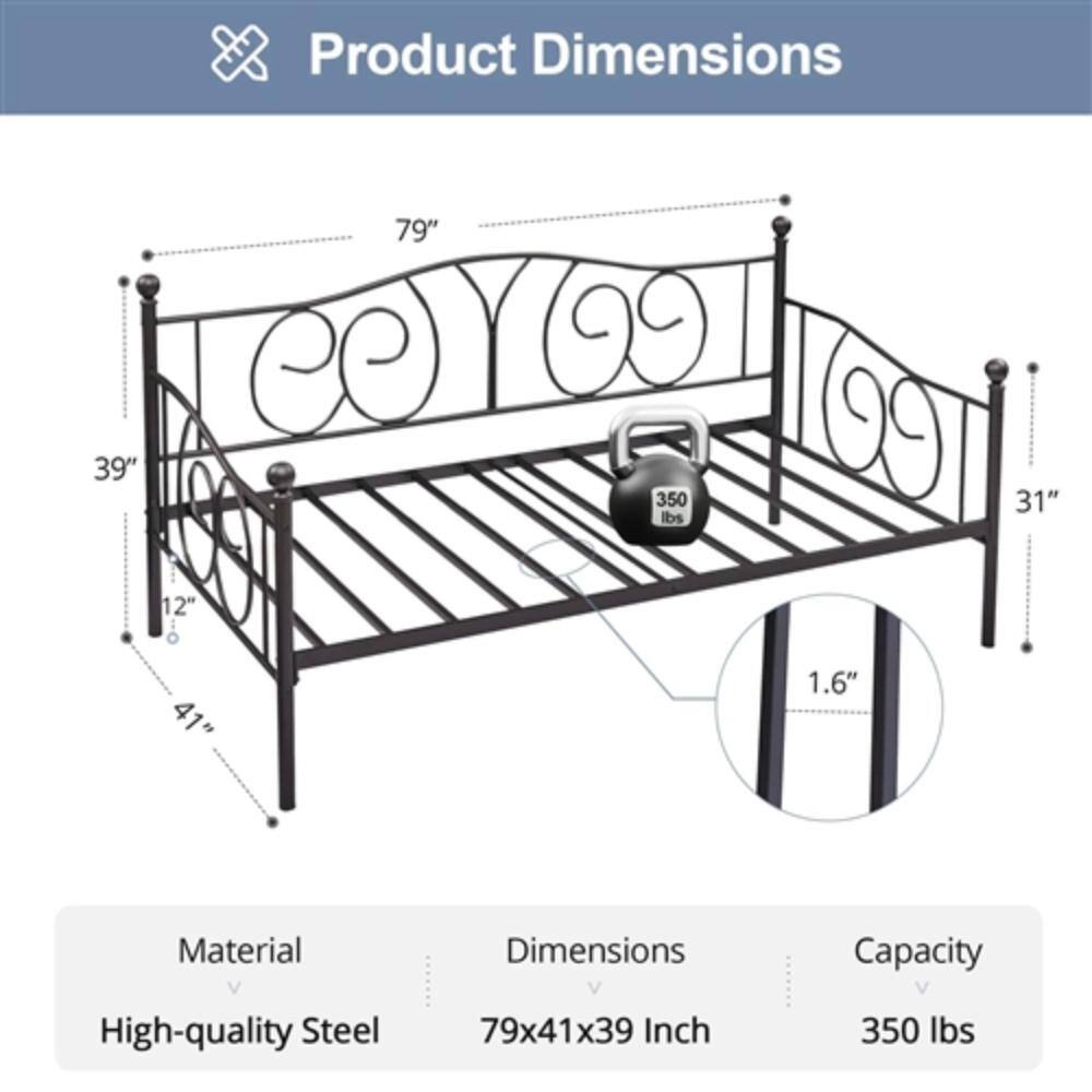 Product Dimensions

Material: High-quality Steel

Dimensions: 79x41x39 Inch

Capacity: 350 lbs

- 79"
- 39"
- 31"
- 41"
- 12"
- 1.6"