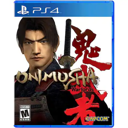 PS4
ONIMUSHA: Warlords
MATURE 17+
M ESRB
CAPCOM - M (Mature 17+)