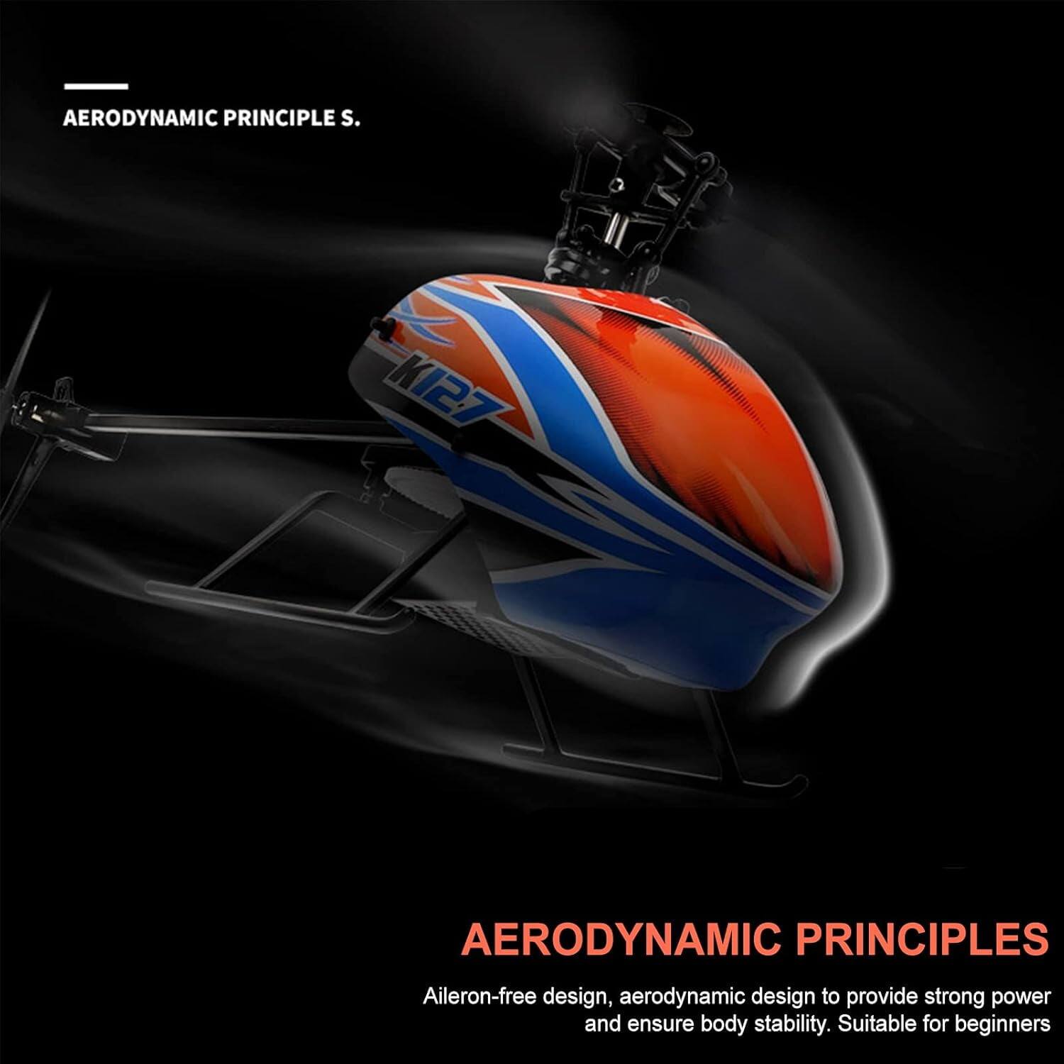 AERODYNAMIC PRINCIPLES

Aileron-free design, aerodynamic design to provide strong power and ensure body stability. Suitable for beginners