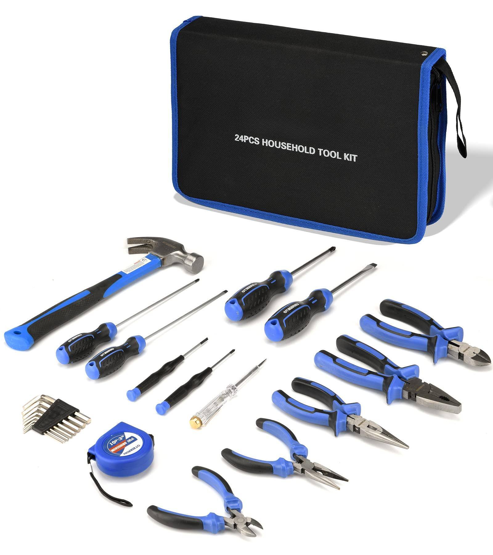 24PCS HOUSEHOLD TOOL KIT