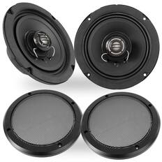 Front. NVX - XFHD6R 300W RMS 6.5" Rear Tour-Pak Speakers for 2014-2023 Harley-Davidson Touring Models (Pair) - Black.