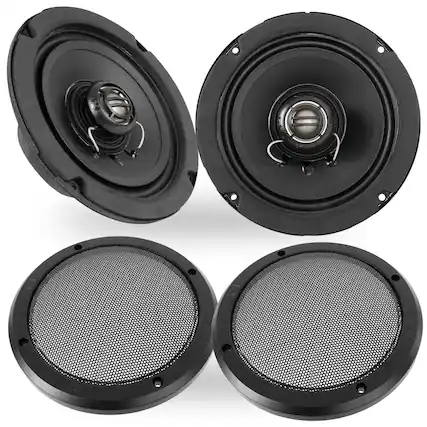 Front. NVX - XFHD6R 300W RMS 6.5in XF-Series 2-Ohm Rear Tour-Pak Speakers for Select 2014-up Harley-Davidson Touring Model.
