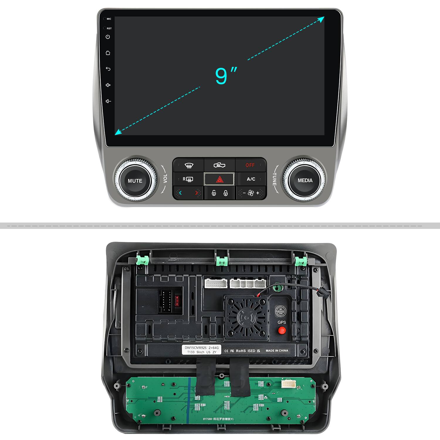 - - d 9" d- MUTE VOL R OFF A/C MEDIA - + 1 : CPS OWTSCMRRS 2+660 1118 -u us 2 DX i Rams DED & - mLHA - IL 1- 758-