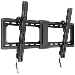 X-assembly - Tilting TV Wall Mount for 32"-85", up to 132 lbs, Max VESA 600x400mm, fits 16″-24″ Wood Studs - Black