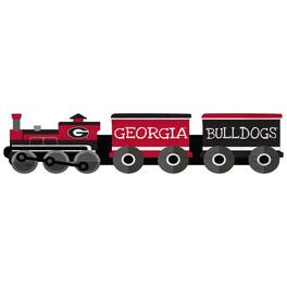 Fan Creations - Georgia Bulldogs 6'' x 24'' Train Cutout Sign - Multicolor
