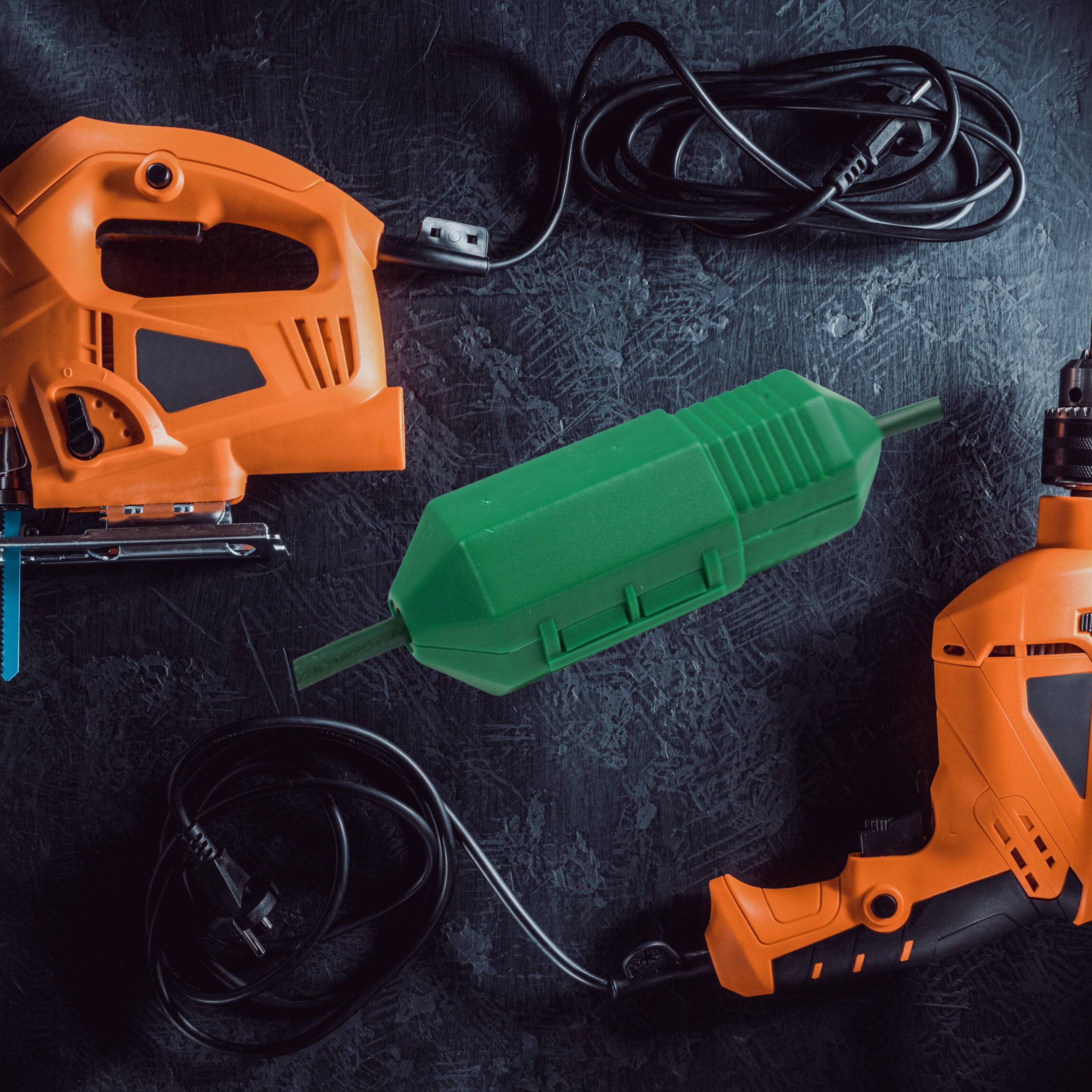 Alt View 6. CordSafe - CordSafe Plus Extension Cord Safety Cover, Water Resistant Plug Protector, Made in the USA, Green, 4-Pack - Green.