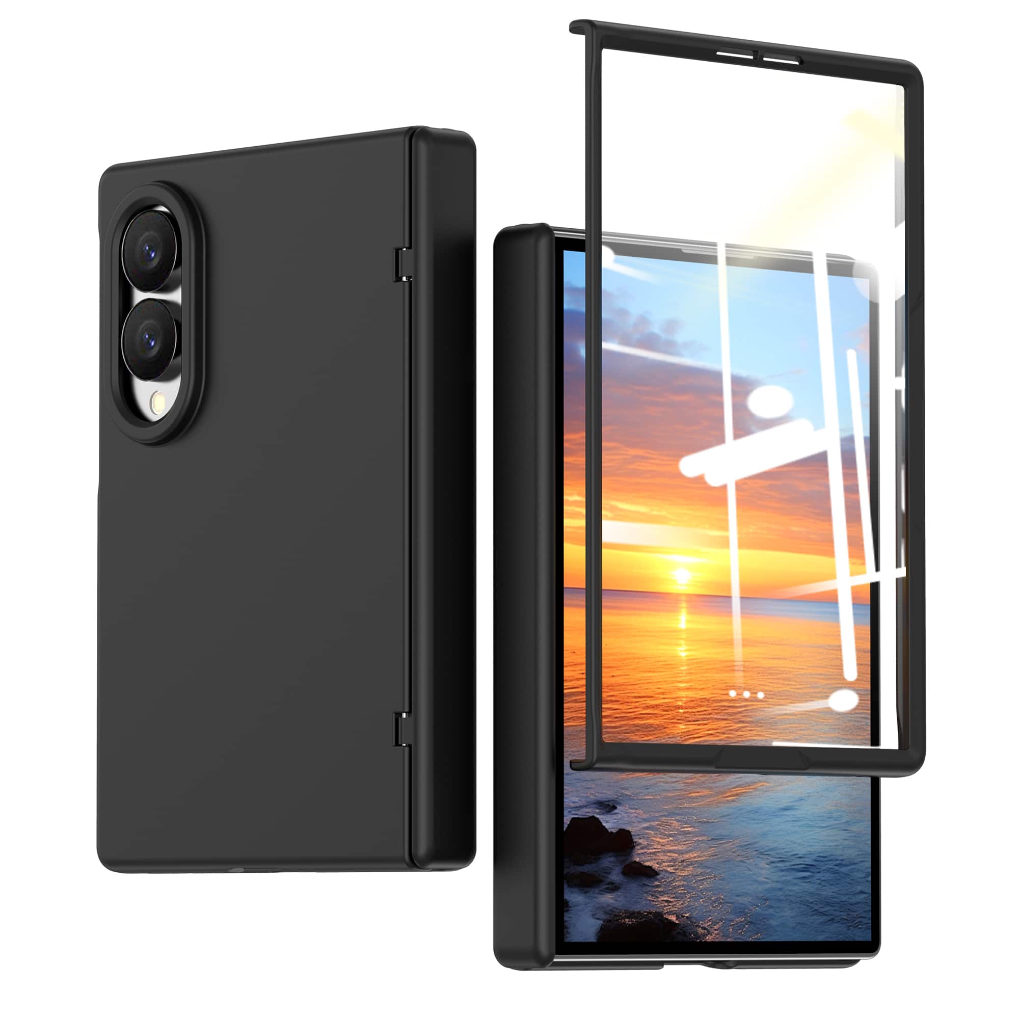 Dteck - Magnetic for Samsung Galaxy Z Fold8 Case with Screen Protector, Compatible with MagSafe, Full Body Hinge Protection - Black price history on PriceWatchPro