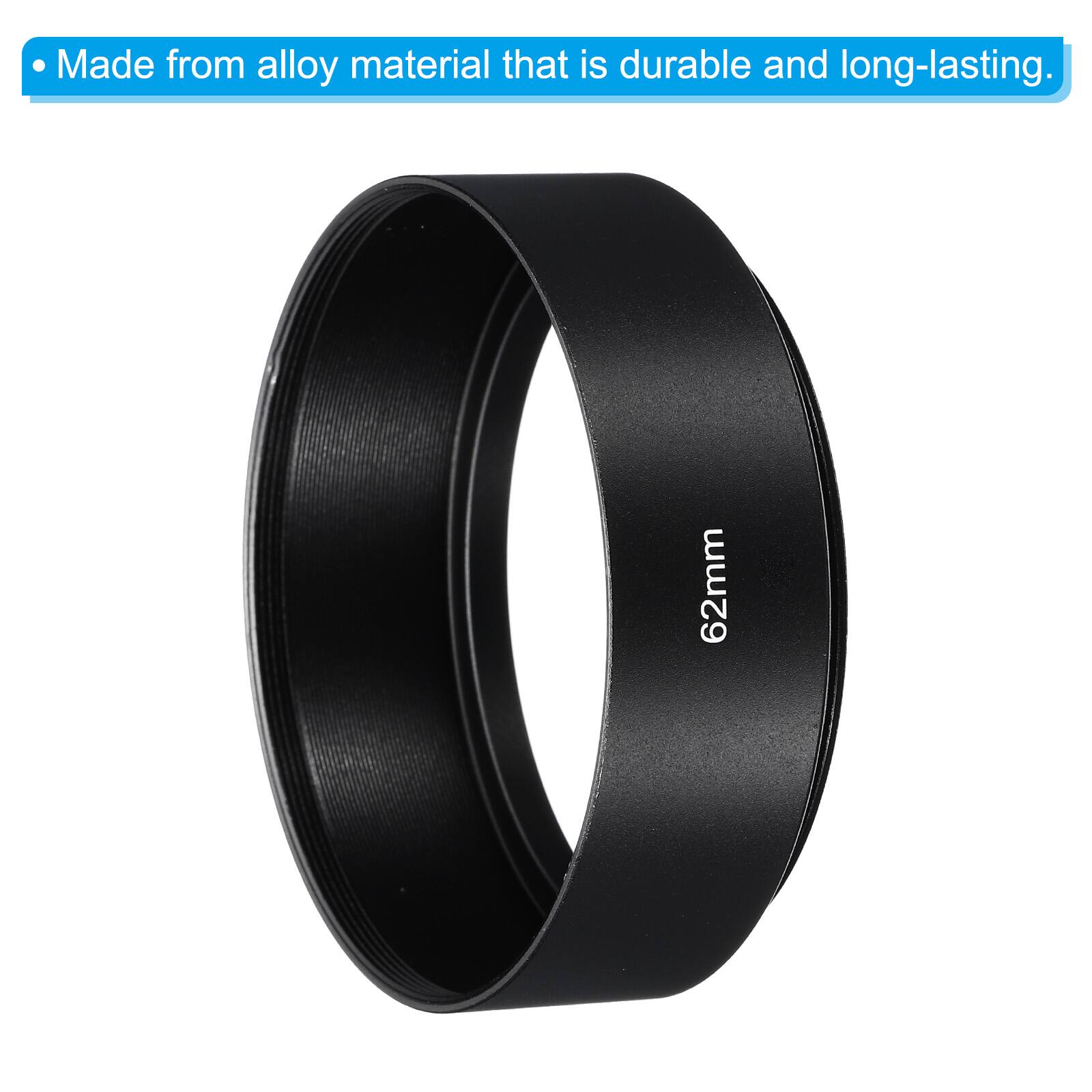 Made from alloy material that is durable and long-lasting. 62mm